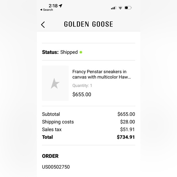 Golden Goose Francy Penstar Donna in canvas con stampa Hawaii multicolor - Picture 10 of 11